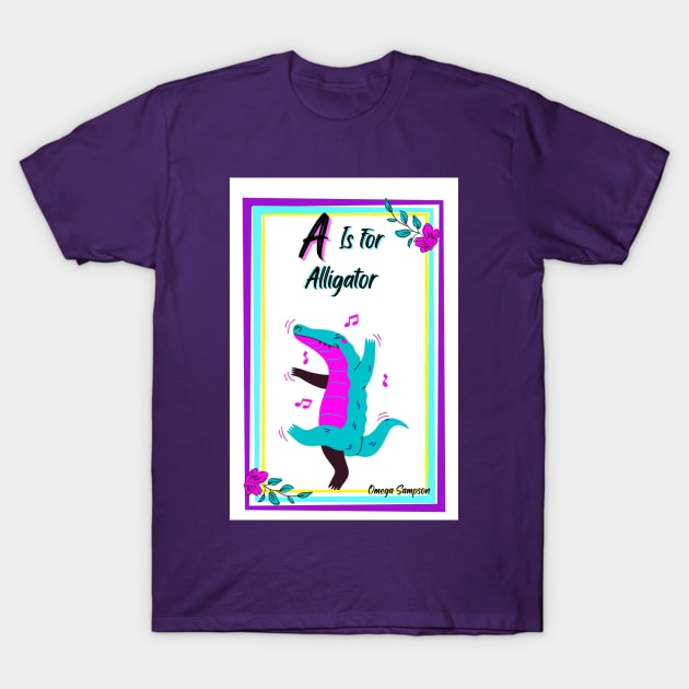 A is for Alligator T-Shirt by artbyomega